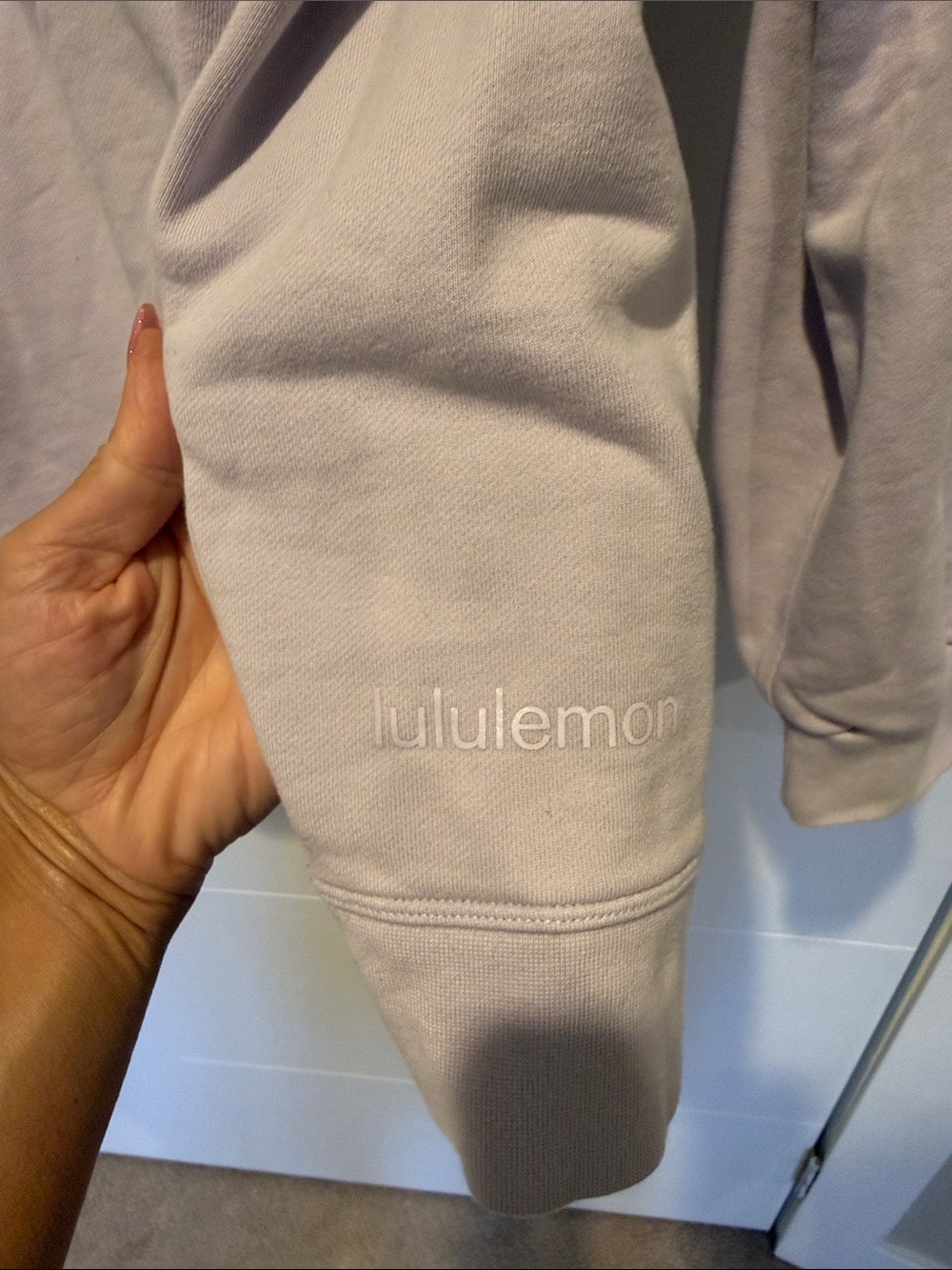 lululemon athletica Light Lavender Pullover Hoodie